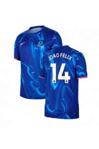 Chelsea Joao Felix #14 Voetbaltruitje Thuis tenue 2024-25 Korte Mouw